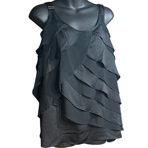 Layne Bryant Tops - Lane Bryant Black Layered Tank Top Blouse Size 18 dressy layer